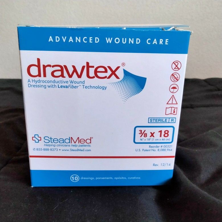 Drawtex Wound Dressings 3/8"x 18" Rope, 10ct Box for Sale in Garden Grove, CA - OfferUp Drawtex Wound Dressings 3/8"x 18" Rope, 10ct Box for Sale in Garden Grove, CA - OfferUp