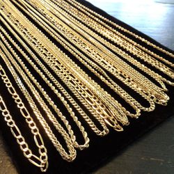 NEW 10K GOLD 24IN CHAINS FOR SALE 