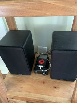 Micca MB42X Speakers W/ SMSL Amp