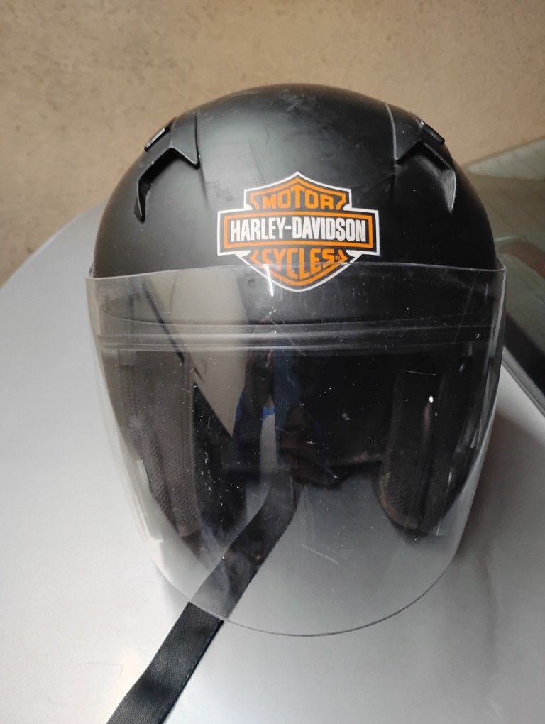 Harley Davidson Helmet Sz L With Shield