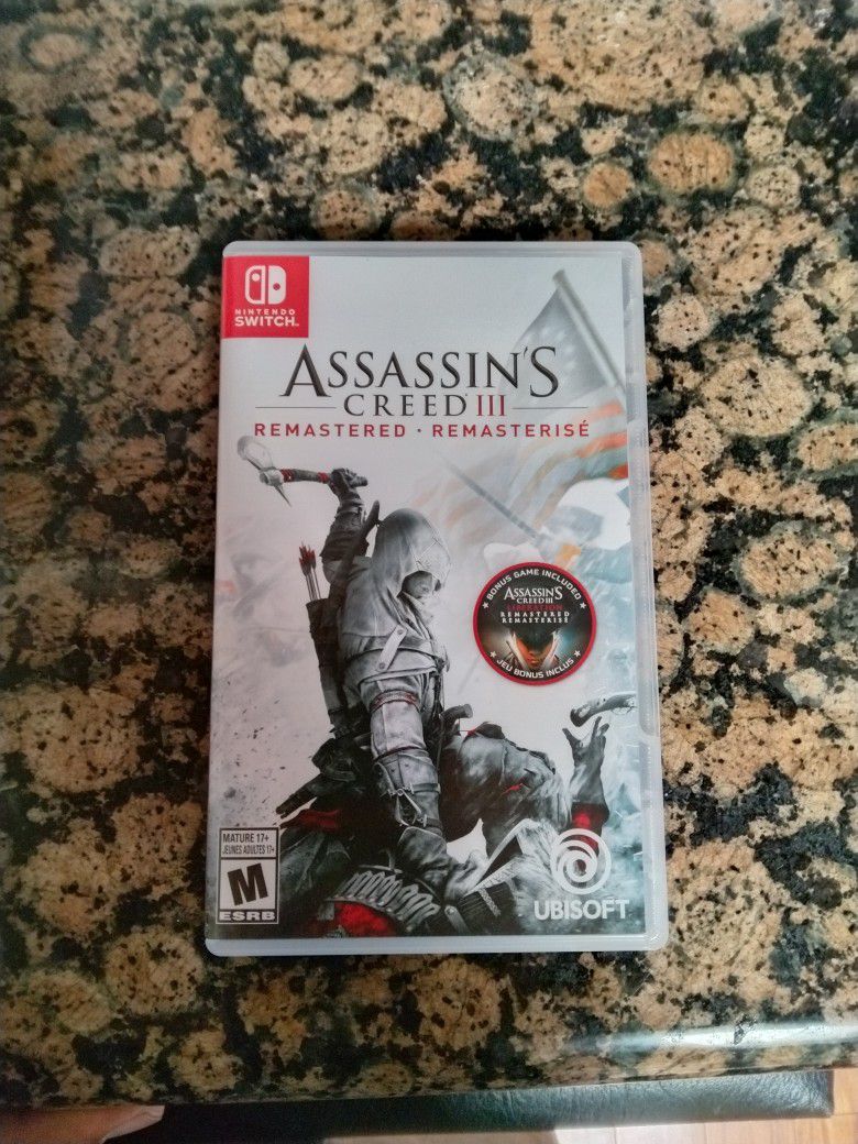 Assassin's Creed 3 Remastered Nintendo Switch