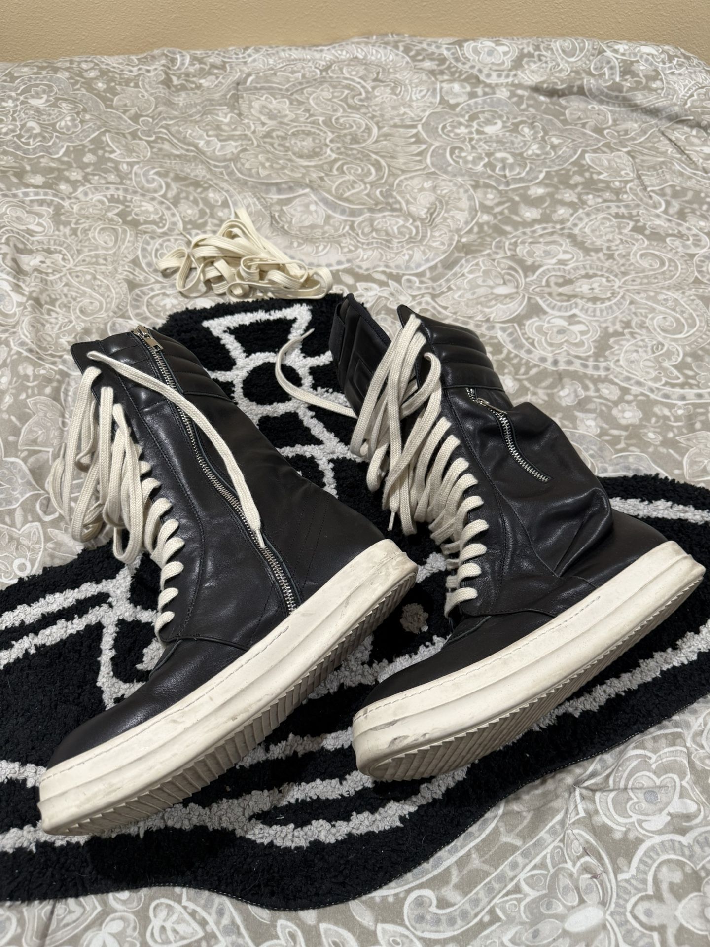 Rick owens cargo basket size 43