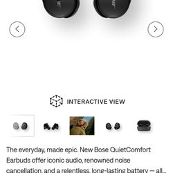 Bose Quiet Comfort Earbuds