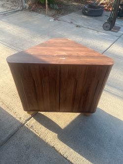Corner Cabinet with Double Doors