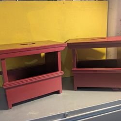 Set Of Small Stools With Storage