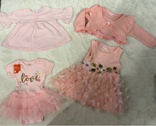 Baby Girl Dress Lot 3-6 Mo