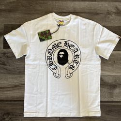 Bape X Chrome heart Shirt 