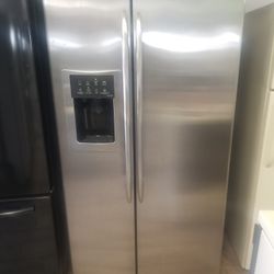 GE Profile Side By Side Stainless Steel Refrigerator