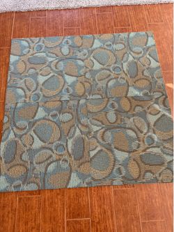 NEW carpet tile with rubber back