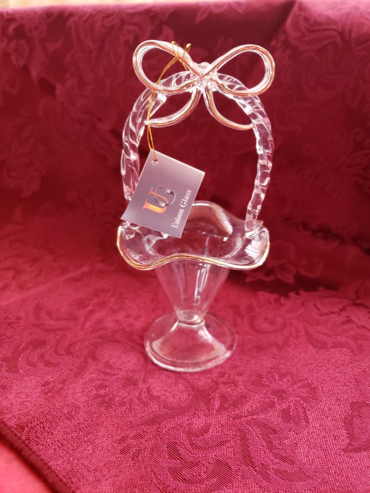 Crystal glass party favors