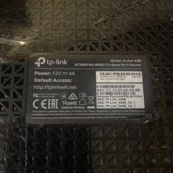 WiFi Router - Tp-link Archer A20 Ac4000