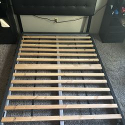 Bed Foundation and Headboard