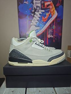 Size 12 - Air Jordan 3 Retro Chlorophyll (No Box)