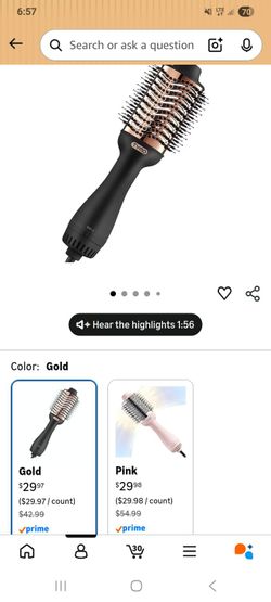 Hairdryer brush
