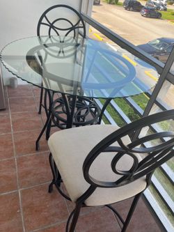 Glass Table w/ Chairs