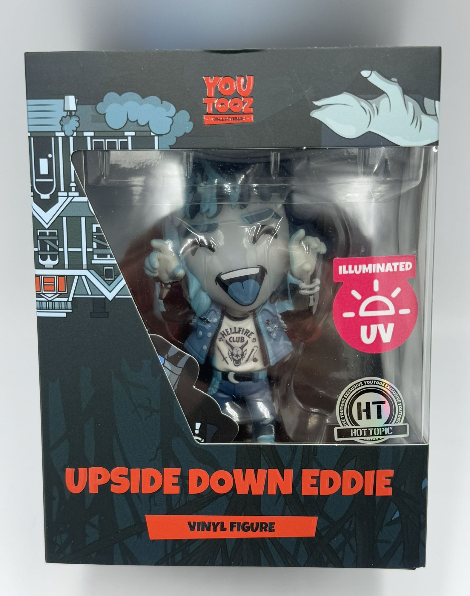 Youtooz Upside Down Eddie Munson Vinyl Figure Stranger Things LE 500 Hot Topic