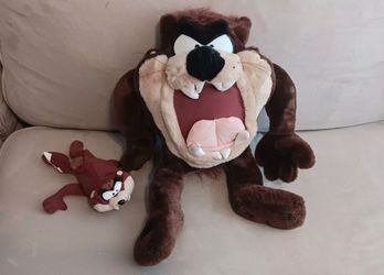 2 Vintage Looney Tunes Tasmanian Devil Taz Plush
