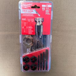 Milwaukee SAE Tap and Die 15 Piece Set