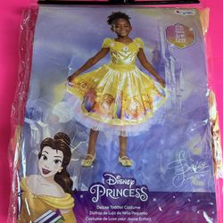 Brand New Beauty and the Beast Belle Deluxe Toddler Costume