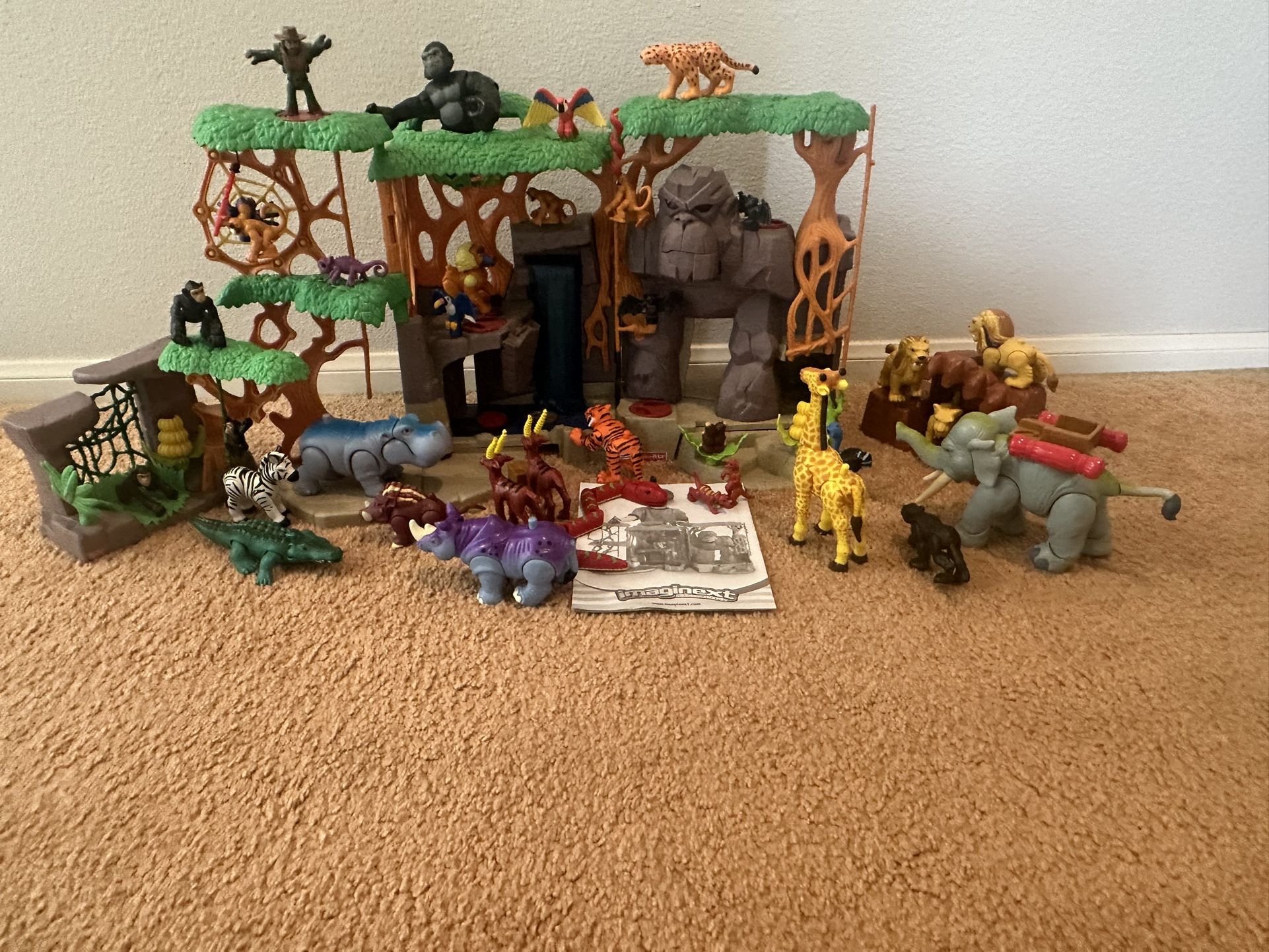 Fisher Price Imaginext Gorilla Mountain Jungle Playset & More