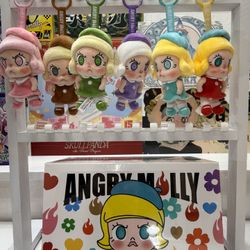POPMART ANGRY MOLLY ANGRY ENERGY SERIES PLUSH PENDANT