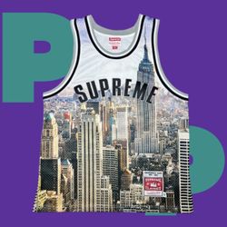 Supreme Mitchell & Ness Basketball Jersey (Large)