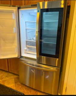 LG Fridge Stainless Steel French Door Refrigerator InstaView Brand New In Box