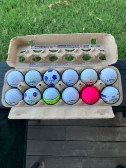 Callaway Practice/Range Golf Balls 12 Pack Mixed Colors in Egg Carton