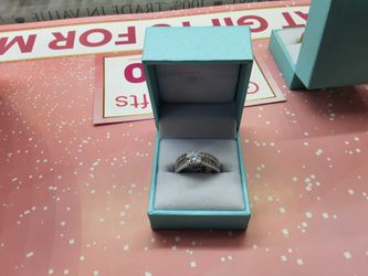 Ring - Wedding Band - White Gold 14k (.585) 5.7 grams Size 9