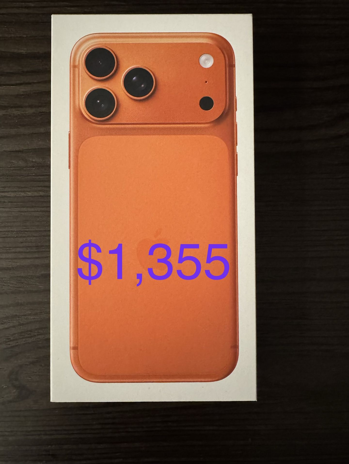 iPhone 17 Pro Max 256GB Cosmic Orange & Deep Blue - Unlocked, Brand New, Price Firm