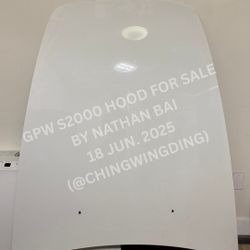 OEM Grand Prix White Honda S2000 Hood