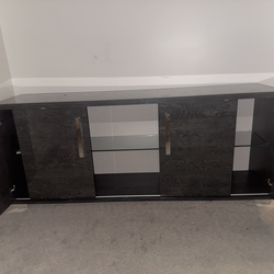 Modern Italian Sideboard / Buffet - Status Italy - Sarah Grey Birch - Like New