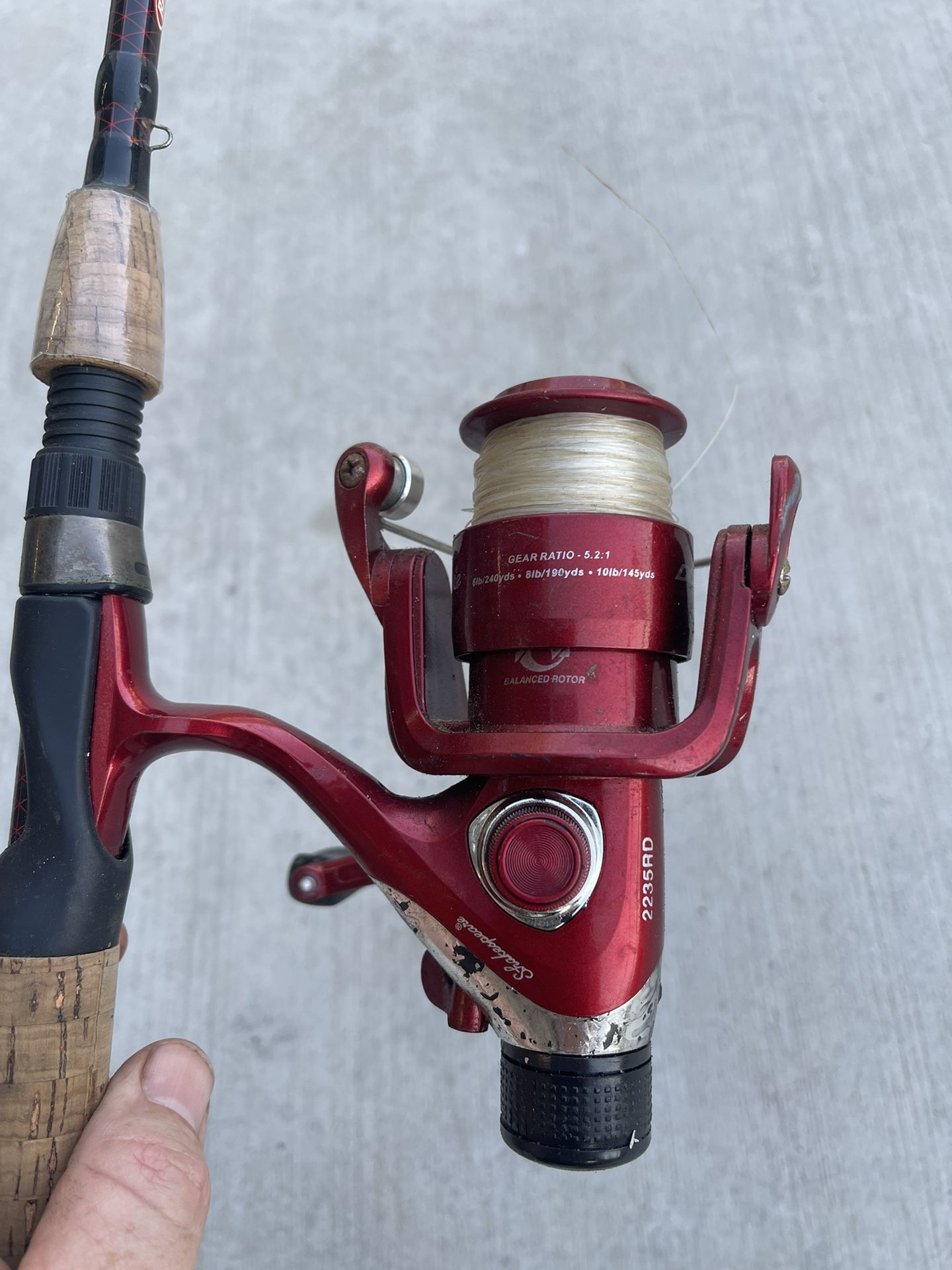 Shakespeare 2235RD Durango Spinner Reel On Berkley