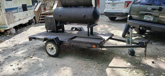 Heavy Duty BBQ smoker trailer