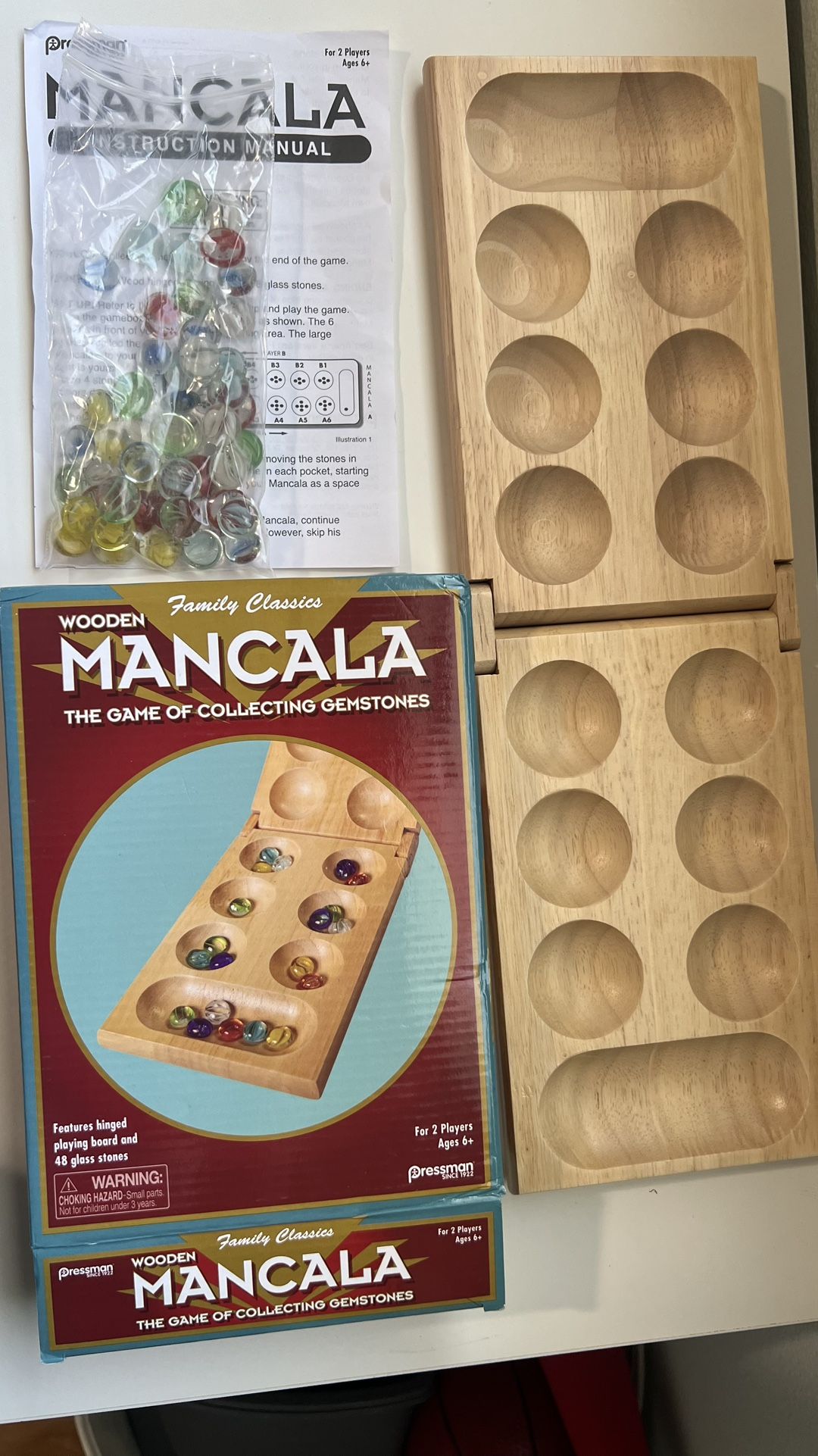 PRESSMAN TOYS PRE442606 MANCALA-AGES 6 TO ADULT; 2-4 PLAYERS