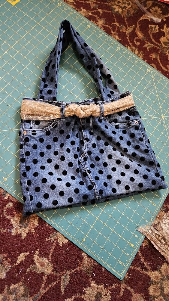 Blue Jean Bag