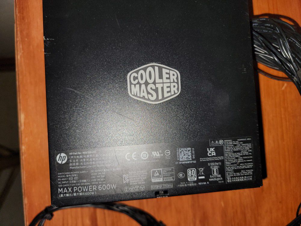 Cool Master 600w Power Supply