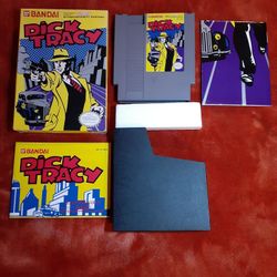 Nintendo NES Games- Dick Tracy (CIB with Poster)