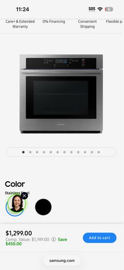 Over wall oven
