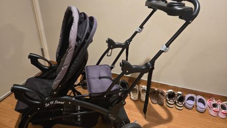 Sit and stand stroller