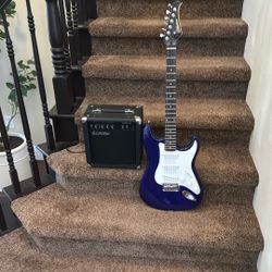 Silvertone Electric Guitar And Amplifier