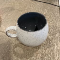 Orly Maison Speckled Gray Rounded Coffee Cup Mug