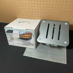 New Laptop Stand Aluminum Cooling Computer Stand Holder for Apple MacBook Air Pro 11-16" Laptops (Gray)
