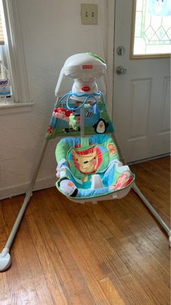 FISHER PRICE SWING, SAFARI.