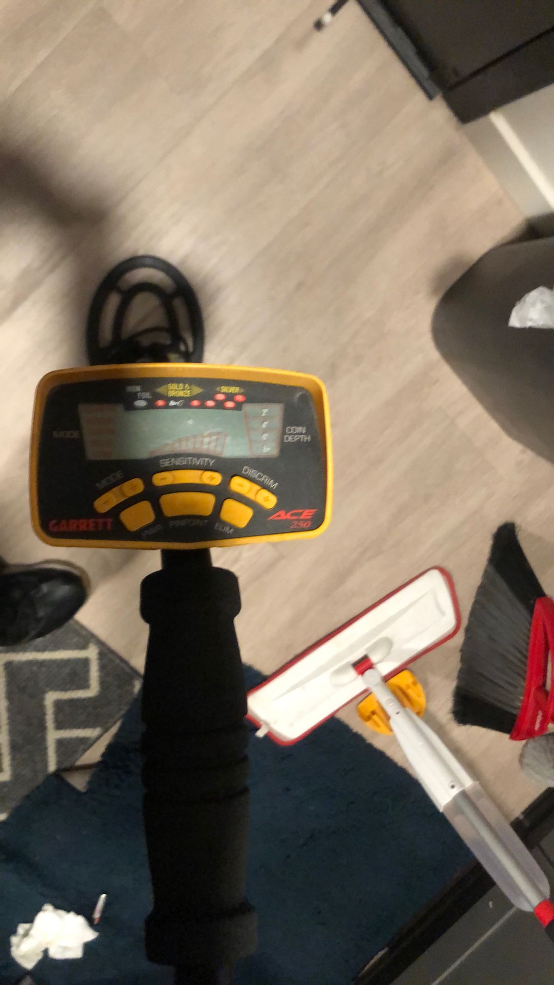 Like New  GARRETT ACE 250  Meatel Detector I Will Pay It Self Off In A Few  Times You Use It You Go Wrong It’s An Investment Cuz You Find Money, jewe