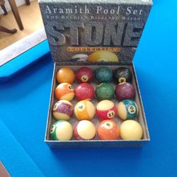 Aramith Stone Pool Balls 