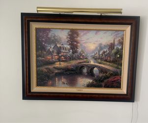 Original painting from Thomas kinkade