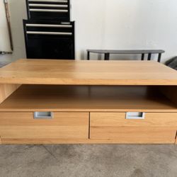 Light Wood TV Stand