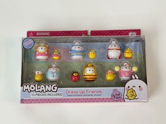 Collectors -MOLANG  “Dress Up Friends“ 13 Pieces Included