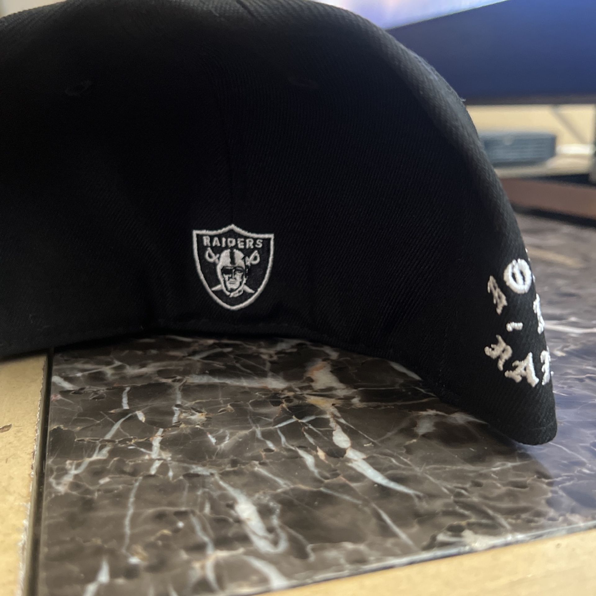 Raiders White SnapBack Hat Born X Raised White Limited for